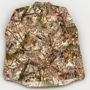 Cabela’s Men’s L Regular Fit Realtree Camo Hunting Shirt Long Sleeve Button Down